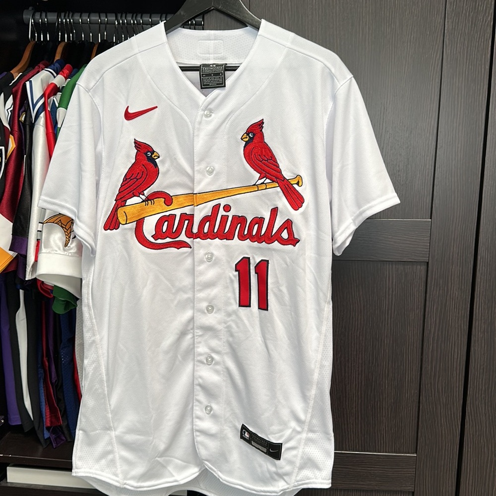 Men's Nike Paul DeJong White St. Louis Cardinals Home Authentic Player Jersey